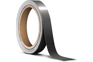 VViViD Ultra Gloss Metallic Charcoal Grey Air-Release Adhesive Vinyl Pinstripe Tape Roll (½ Inch x 20ft)