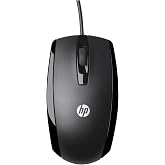 HP E5E76AA#ABA X500 - Wired USB Mouse for Windows PC Desktop, Laptop, Notebook, Mac, computerand Chromebook, for Righty or Lefty Use ,Black