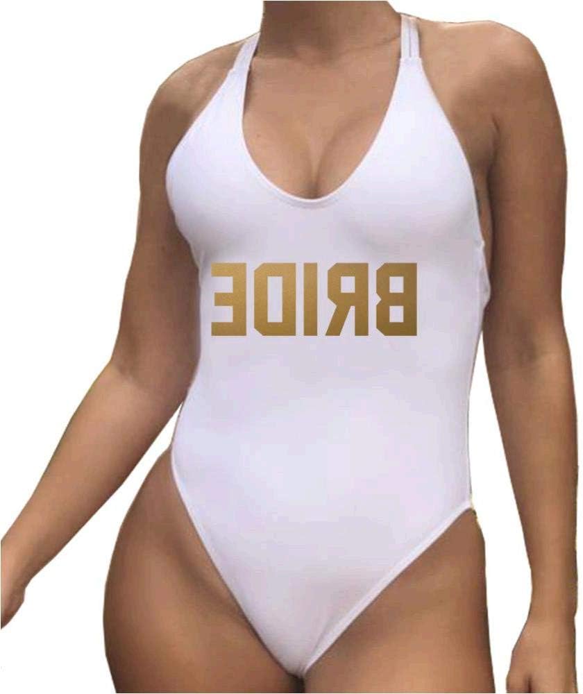 New Women 90s 80s Saying Print Criss Cross Back One Piece Swimsuit High Leg Swimwear Retro Straps Bathing Suit