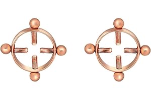 Stainless Steel Nipple Clip Clamps for Women Men Circular Adjustable Body Clamp Non-Piercing Stimulator Nipple Clips Body Jew