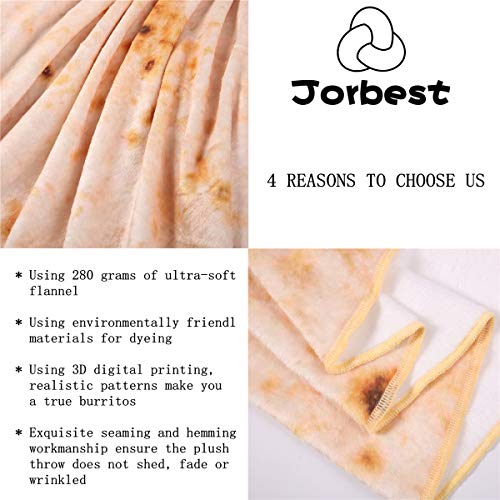 4 Jorbest+Burritos+Blanket+Tortilla+Novelty
