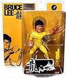 Round 5 Bruce Lee 6 Inch Action Figure Game of Death Bruce Lee Yellow Suit With Nunchucks