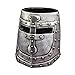 Design Toscano Knights Templar Helmet Pen Cup Desk Accessory Statue, 4 Inch, Polyresin, Pewter Finish