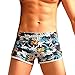 NEARTIME Men's Underwear, Classic Briefs Man Flower Print Boxer Under Wear Full Briefs (XL, Navy) …
