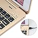 iPad Mini 4 Keyboard Case, iEGrow F1+ Ultra Slim Clamshell Lightweight Keyboard Case for iPad Mini 4 Model A1538/A1550(Gold)