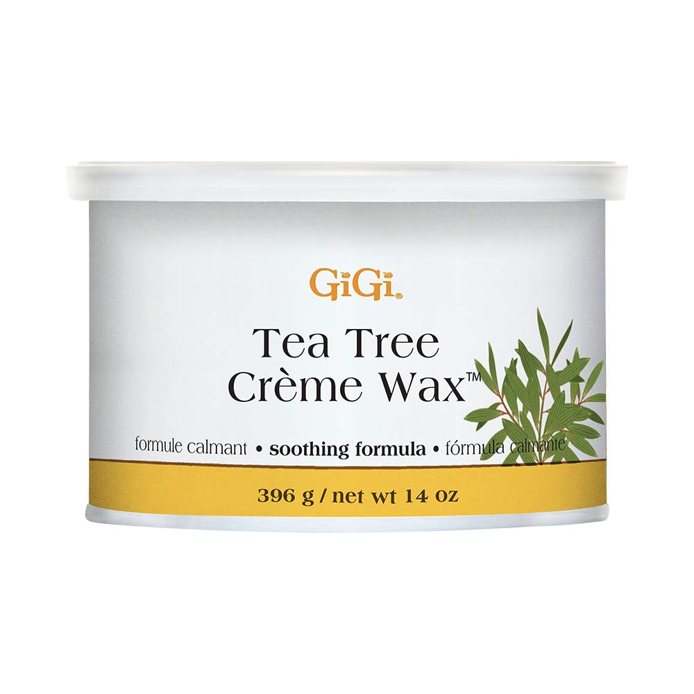 GiGi Tea Tree Cream Wax A Soothing Hair Removal Formula 396g