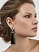 Black Tassel Fringe Earrings for Women Girls Tassel Dangle Drop Statement Vintage Black Thread Silk Tassel Earrings Fashion Jewelry Gifts