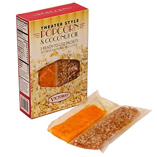 Theater Style Popcorn and Coconut Oil 3-Pack by VICTORIO VKP1169 - Thumbnail 6