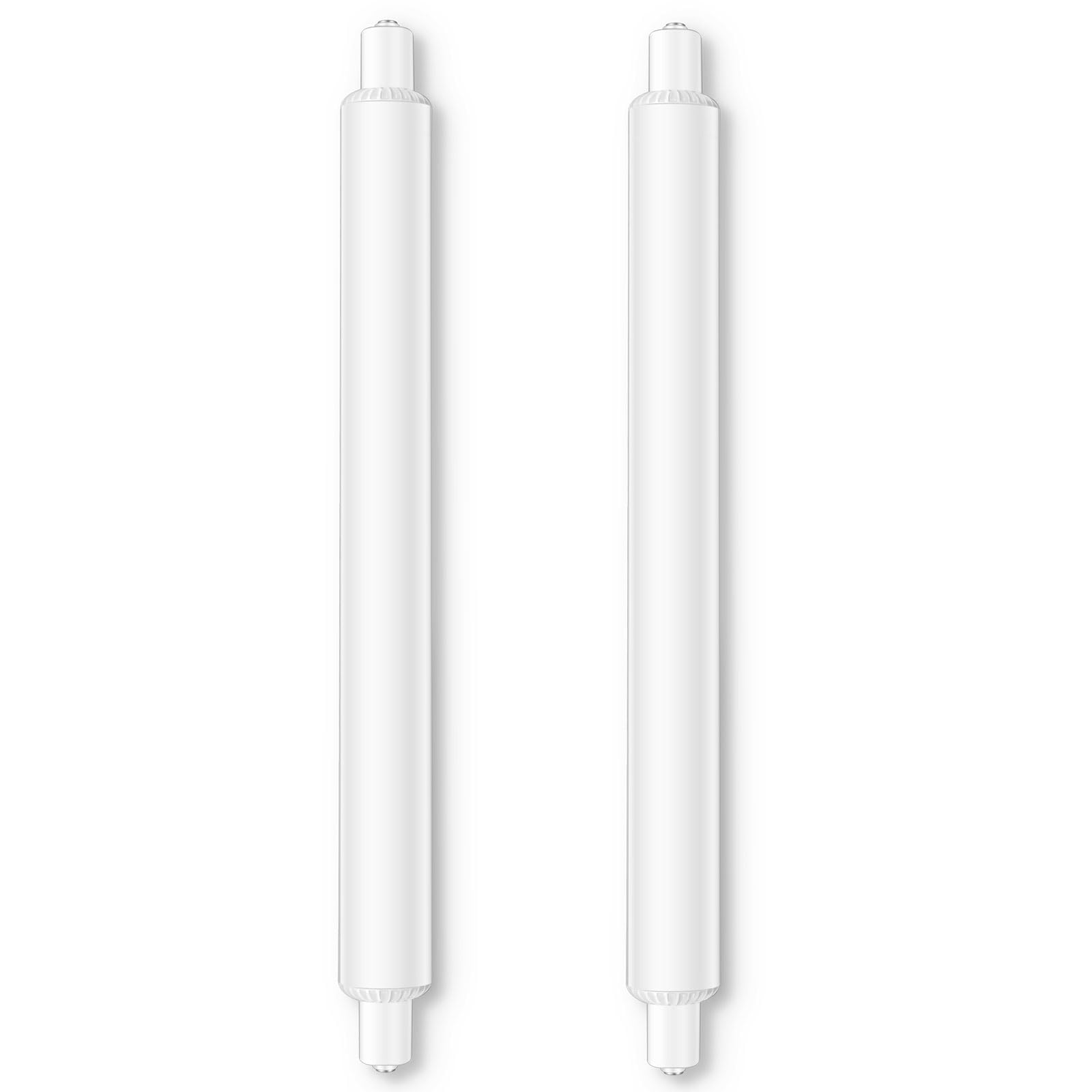 2 Pack 6W S15s LED Light Bulbs 284mm, Natural White 4000K LED S15 Strip Tube Light Bulb 60W S15 Shaver Bulb Replacement, T25 Tubular Lamp for Mirror, Bathroom, Cabinet, Non-Dimmable