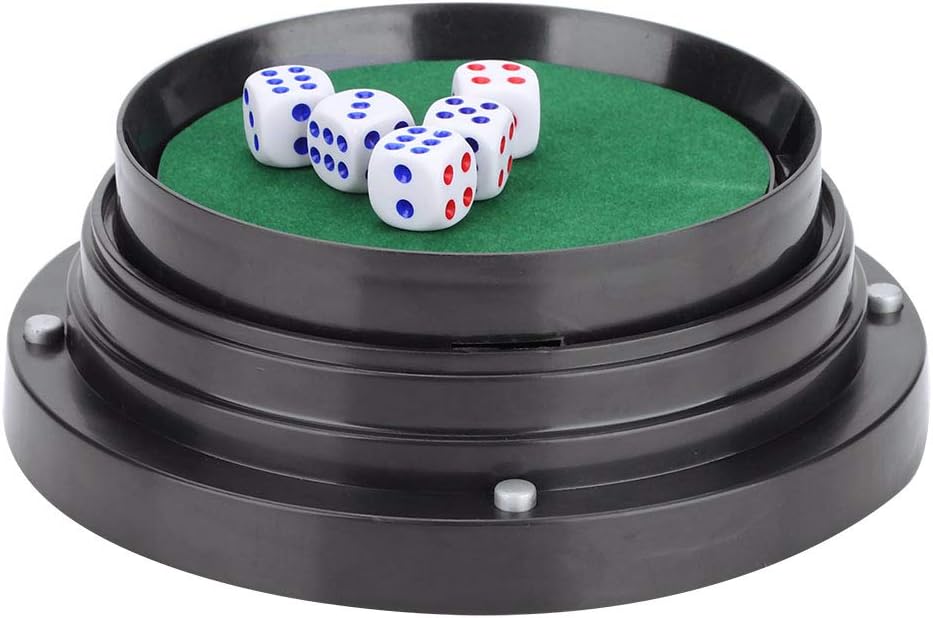 Vbestlife Automatic Dice Roller Cup, Battery Powered Pub