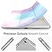 MoKo Case for iPad Pro 10.5 - Slim Lightweight Smart Shell Stand Cover with Translucent Frosted Back Protector for Apple iPad Pro 10.5 Inch 2017 Released Tablet, Water Color (Auto Wake / Sleep)