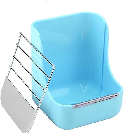 Amazon Com Heepdd 2 In 1 Rabbit Food Bin Feeder Pet Hay Food