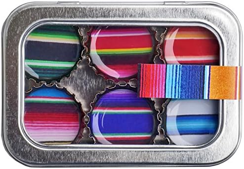 Kate Grenier Designs Serape Bottle Cap Magnets
