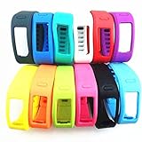 Stank& Set of Colorful Replacement Fitness Wrist Bands for Garmin Vivofit with Clasps - Fitness Bracelet -(No Tracker, Replacement Bands Only) (12color, small)