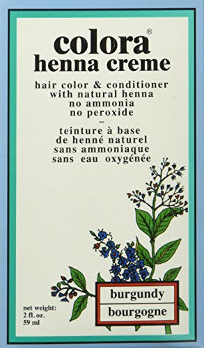 Colora Henna Creme, Burgandy, 2 Ounce