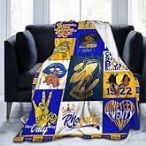 JIW Iaa Sigma Gamma Blanket Rho Sorority Gifts for Women Lightweight Flannel Throw Blankets 1922 Poodle Gifts Idea 50"x40"