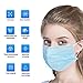 100 Pcs Disposable Face Masks - Disposable Surgical Mask Dust Breathable Earloop Antiviral Face Mask, Comfortable Medical Sanitary Surgical Mask Thick 3-Layer Masks