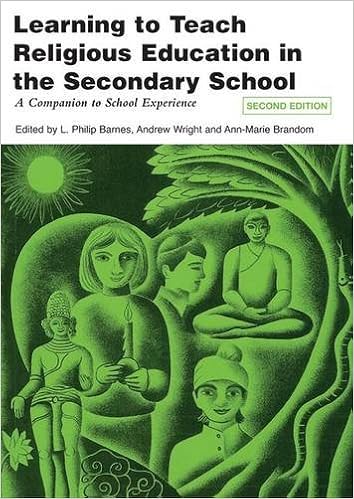 Learning To Teach Religious Education In The Secondary School A