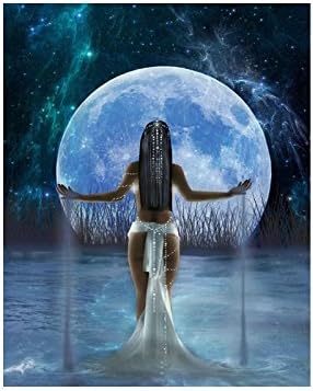 African American Black Tribal Lady Woman Custom Collage Poster Paper Print Wall Art Living Room Home Office Decor 16" x 20"
