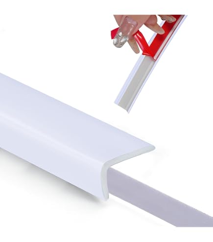 Outwater Cornières Plastique Styrène Blanc – Lot 3 – 5,1 X 2,5 X 0,9 Cm, Angle 90°