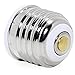 10-Pack UL-listed E26/E27 to E12 Adapter, Medium Screw (E26/E27 Edison Screw) to Candelabra Screw (E12) Base Socket Reducer Adapter Converter, Heat-resistant, Anti-burning, No Fire Hazard