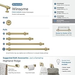 Amerock | Cabinet Pull | Golden Champagne | 8-13/16