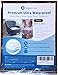 Ultra Waterproof Washable Seat Pad (20 x 22 Inch) for Incontinence - Seniors, Adult, Children, or Pet Underpad - Triple Layer Chair Cover Protector, 24 Ounce Absorbency (Brown) by BrightCare