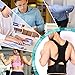 Back Brace Posture Corrector - Back Support Belt with Fully Adjustable Straps Relief Lower & Upper Back Pain, Improve Posture & Provides Lumbar Support - Fit for Men & Women L(30''-36''Waist)