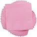 JAM PAPER Small Beverage Napkins - 5 x 5 - Baby Pink Pastel - 50/Pack