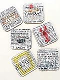 Friends Coaster Set TV Show Best Friend Gift Birthday Gift Housewarming Gift New Home Apartment Gift