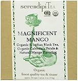 SerendipiTea Mango Magnus,  Organic Indian Black Tea and Organic Mango, 4 Ounce Boxes