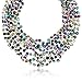 Gem Stone King 20 Inch Multicolor Simulated Shell Pearls Multi-Strand Twist Necklace