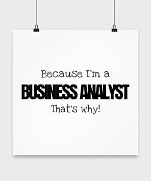 Amazon Com Because I M A Business Analyst That S Why Funny