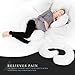 Restorology Full 60-Inch Body Pregnancy Pillow - Maternity & Nursing Support Cushion and Body Pillow with Washable Cover