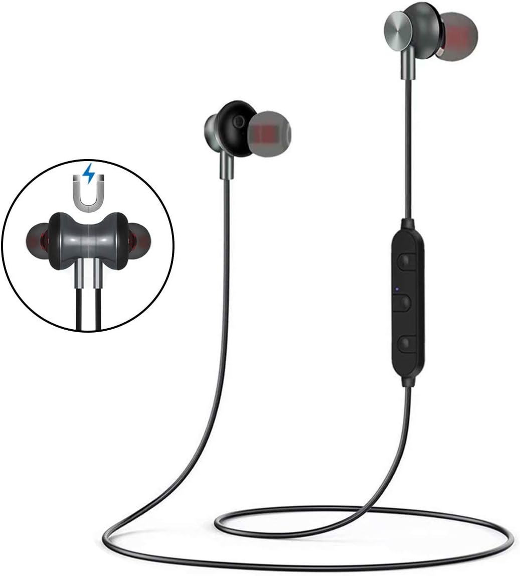 Bluetooth Headphones, Wireless Headsets Sports Earbuds Bluetooth 4.2 Magnetic Stereo in-Ear Earphones