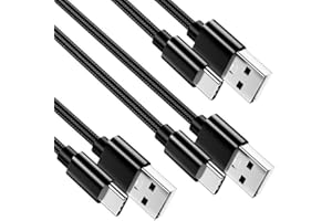 USB C Cable 3.3FT, USB to Type C Cable 3A Fast Charging Cable Braided Data Cord for iPhone 17/16/15 Pro Max Plus, for Samsung