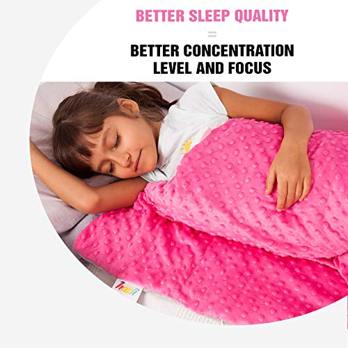 image for Hazli Calming Weighted Blanket for Kids - Children Heavy Blanket for S