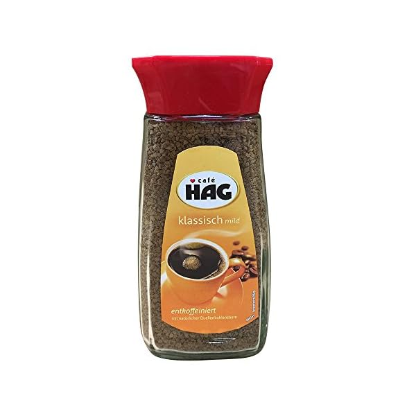 Cafè Hag Klassisch Mild,Entkoffeiniert, Instant-Kaffee, 100g