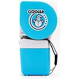 Glantop Mini Portable Hand Held Air Conditioner Cooler Fan, Battery or USB Powered, Multicolor