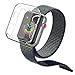 (2 Pack) Zeasine Compatible with Apple Watch Case 42mm Series 3/2, Compatible with Apple Watch Screen Protector, Compatible with iWatch Case