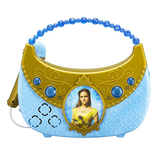 Disney-Beauty-and-The-Beast-Sing-Along-Boombox-with-Real-Working-Mic-Built-in-Music-and-Can-connect-to-MP3-Player