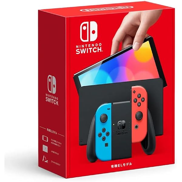 Nintendo Switch 青と赤のJoy-Con 本体　画像全て未開封です Nintendo Switch 青/赤 Joy-Con付き 完全ジャンク Nintendo