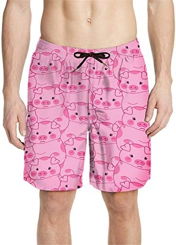 ランキング総合1位 メンズサーフパンツ 快適な大型スイムパンツ速乾性ビーチショーツメンズルーズ水着 メンズビーチスイムショーツ 色 Xxl Size ピンク