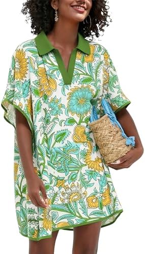 english factory striped kaftan mini dress Striped Kaftan Mini Dress