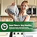 Reusable Silicone Food Storage Bags by Eco Lifestyle - 2 Large & 2 Medium - Premium Eco Friendly Meal Prep Bag Solution for the Conscious Kitchen | Maintain Freshness and Food Quality