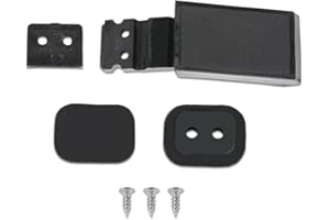 LQI Rear Sliding Window Glass Latch Kit Set Fit Dodge D100 W100 D150 D250 W150 W250 1984-1993, Fit Dodge Ram 1500 2500 3500 1994-2002, Fit Ford F100 F150 F250 F350 Ranger 1980-1994 Black