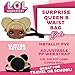 L.O.L. Surprise! Girls' Small Waist Pack with Adjustable Strap, Metallic Gold