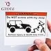 GTOTd Stickers for Jeep TJ Side Panel Logo (10-PCS) 4x4'' Jeep Sticker Bumper Stickers Vinyl Decal Sticker Pack