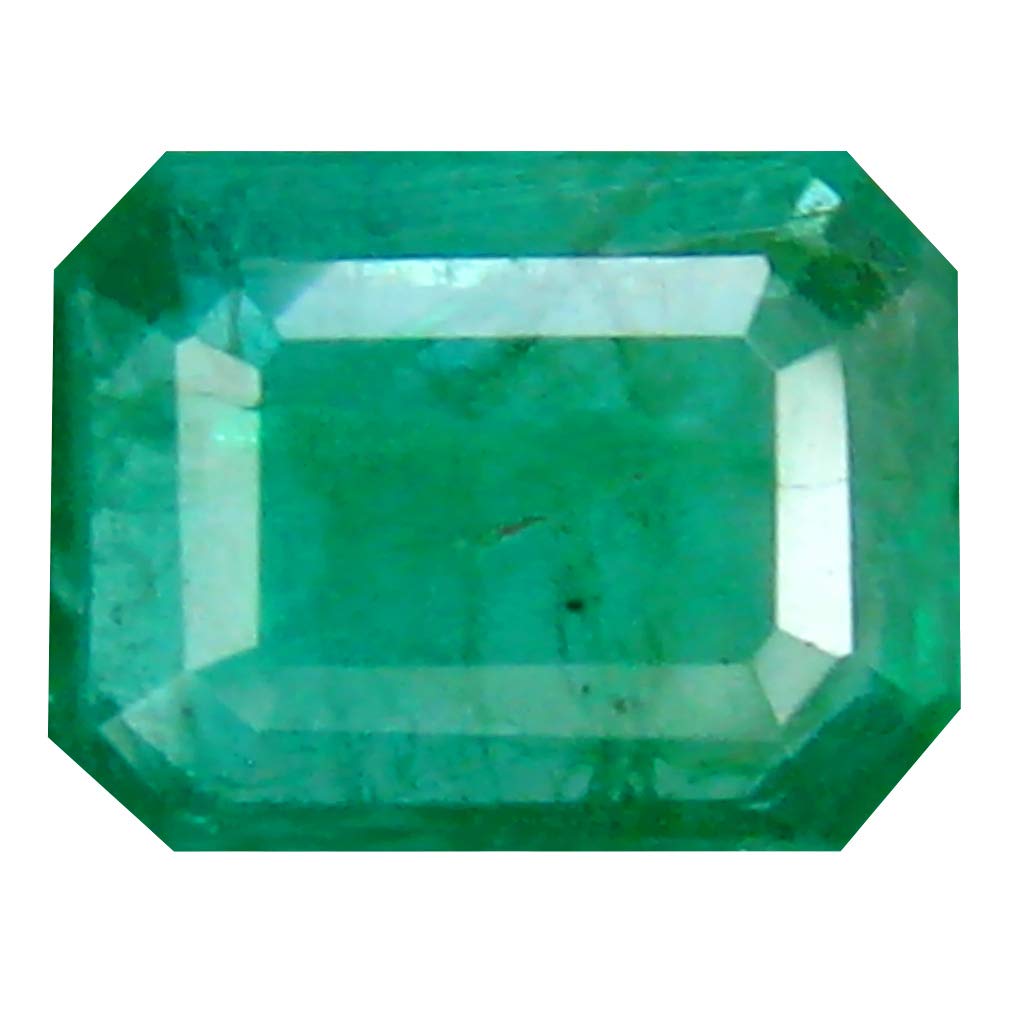 Octagon 1.66 ct (9 x 7 mm) 100% Natural (Unheated) Colombia Original Emerald Stone Loose, Gem, Emerald