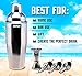 Shpex Cocktail Shaker Set| Drink Mixer Kit W/24Oz Stainless Steel Shaker, Jigger, x3 Pourers| BONUS Recipes Booklet & Ebook For Delicious Martinis, Margaritas & More| Home & Party Bartending Tools